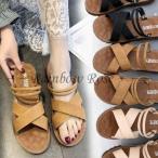 フラットサンダル レ�