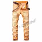  мужской мотоцикл брюки Rider's джинсы распорка Denim брюки rose повреждение Biker джинсы мотоцикл джинсы обтягивающий 