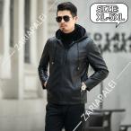 ライダースジャケットメンズアウターレザージャケットブルゾンミリタリージャケ...