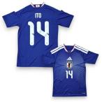 【キッズ】 アディダス サッカー日本代表 2026 ホーム レプリカ ユニフォーム #14 伊東 純也