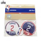 NBA ロサンゼルス・クリッパーズ 缶バッジ 3個セット #2 カワイ・レナード NBA34570 ( バスケ NBAチーム ファングッズ 缶バッジ )