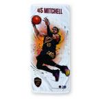 NBA クリーブランド・キャバリアーズ イラストフェイスタオル #45 ドノバン・ミッチェル NBA88170 ( バスケ 公式 タオル グッズ 三辺 詩音 )