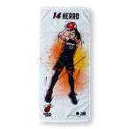 NBA イアミ・ヒート イラストフェイスタオル #14 タイラー・ヒーロー NBA88176 ( バスケ 公式 タオル ヒーロー  グッズ 三辺 詩音 )