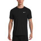  Nike плавание solid короткий рукав гидро защита NESSA586 ( Nike плавание Rush Guard выгоревший на солнце участок меры бассейн )