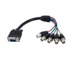 30cm VGA аналог RGB(HD15/ Mini D-Sub 15 булавка )- 5x BNC такой же ось (RGBHV) изменение кабель мужской / женский VGABNCMF1