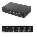 KVM переключатель /4 порт /1 экран /DisplayPort 1.2/4K60Hz/USB 2.0 ступица / аудио /CPU переключатель SV431DPUA2
