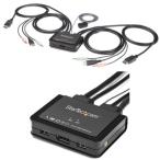  кабель в одном корпусе 2 порт USB DisplayPort KVM переключатель 4K/60Hz соответствует CPU переключатель 1.5m кабель длина 3.5mm аудио SV211DPUA4K
