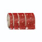  собственный . тип цепь имеется стразы лента 12ft красный DIY ногти наряд сумка для hot фиксирующие детали craft материал 