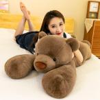  очень большой мягкая игрушка .. вертикальный Bear 60cm темно-коричневый Dakimakura нежный подарок 