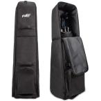  Golf путешествие сумка caddy bag покрытие водонепроницаемый 600D нейлон складной возможность с роликами .