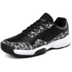 テニスシューズ メンズ レディース オムニクレー カーペットコート 砂入り人工芝対応 通気性 軽量 防滑 甲高 3E