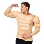  мускл костюм мускул способ костюмы мужской рукав имеется эластичность стрейч Halloween маскарадный костюм Event для 