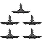 自動水やり器用 4mmジョイント3分岐 5個セット 内径4mmホース対応 高耐久 オプション部品