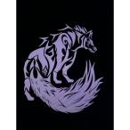  Wolf дизайн средний пустой cut стикер примерно 17cm автомобильный Note PC фляжка смартфон шлем соответствует 