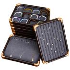  грецкий орех дерево ювелирные изделия дисплей tray колье браслет экспонирование подставка кейс для хранения bell спальное место подкладка 