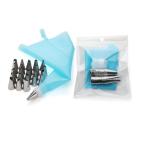 口金24種 シリコン袋 TPU絞り袋 口金 金型 絞袋 絞り金 絞り口金セット 口金変換 アダプター  生クリーム デコレーション クリスマス ケーキ  絞り器