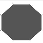 ショッピングトランポリン トランポリン用サンシェード 日よけカバー ブラック 防草・遮熱・UVカット 通気性良好 汎用タイプ