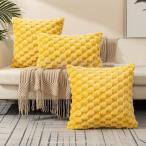  наволочка 45x45cm 2 шт. комплект искусственный мех желтый Северная Европа способ открыть настежь застежка-молния ..... молния 