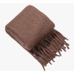  объем muffler палантин женский мужской двоякое применение большой размер бахрома дизайн полиэстер материалы все 12 цвет защищающий от холода осень-зима 