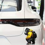  Gorilla герой винил стикер водонепроницаемый долговечность глянец отделка машина мотоцикл PC для желтый цвет переводная картинка 