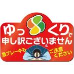 ショッピングステッカー 車用ステッカー 高齢者向け ピースタイプ 赤色 スローサリー シルバーマーカー付き 安全運転支援