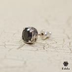 シルバーピアス ピアス シルバー925 K10 アレルギーフリー 金属アレルギー対応 一粒ジルコニア プレゼント メンズ 19juuku Edda エッダ 送料無料　