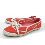 X*[24cm] Puma /PUMA 347414kretaba Rely na спортивные туфли туфли-лодочки / оранжевый LADIES/206[ б/у ]#