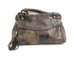 X★伊製 フランチェスコビアジア/FRANCESCO BIASIA 2WAYレザーショルダーバッグ 茶 BAG 兼用/105【中古】■