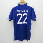 k# футбол Япония представитель JFA OFFICIAL GOODS 22 номер средний .. 2 форма / сопутствующие товары [M] синий MENS/136[ б/у ]