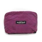 y# Mont Bell /MONT-BELL нейлон сумка бардачок # фиолетовый сумка /BAG/35[ б/у ]