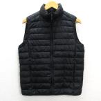 n■ユニクロ/UNIQLOウルトラ ライトダウンベストJKT【M】黒/MENS/23【中古】
