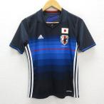 y# Adidas производства # футбол Япония представитель копия форма # темно-синий [160]KIDS женский возможно /36[ б/у ]