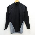 y# Under Armor /UNDER ARMOUR с высоким воротником Baseball внутренний рубашка / длинный рукав # чёрный [XL]MENS/34[ б/у ]
