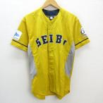 s# Saitama Seibu Lions /saitama seibu Lions форма для болельщиков [ S ] желтый /MENS/30[ б/у ]