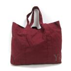 y# wise /Y*S Yohji Yamamoto большая сумка / eko BAG# темно-красный MENS/LADIES/35[ б/у ]