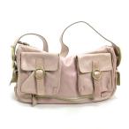y■フランチェスコ ビアジア/FRANSESCO BIASIA牛革レザー 肩掛けハンドバッグ/ ショルダーBAG■薄ピンクLADIES/39 【中古】