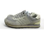 s■【24.5cm】ニューバランス/NEW BALANCE ML574SRG ローカット スニーカー■灰/LADIES/101【中古】