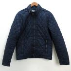 k# Zara /ZARA MAN место хранения с капюшоном . стеганная куртка JKT[L] темно-синий /MENS#123[ б/у ]