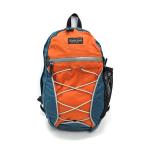 y# Mont Bell /MONT-BELL Kids для нейлон рюкзак # оранжевый цвет × темно-синий BAG/KIDS/149[ б/у ]