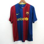 y#moroko производства #NIKE F.C. Barcelona /FCB копия форма [ мужской L] Испания Lee ga/14[ б/у ]