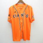 y#adidas производства Yomiuri Giants /GIANTS 80TH копия форма / сопутствующие товары # оранжевый [ мужской L]MENS/14[ б/у ]