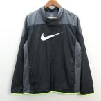 y# Nike /NIKE с высоким воротником тренировка жакет / одежда # пепел [ мужской L]MENS/20[ б/у ]