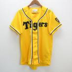 y# Hanshin Tigers /TIGERS форма для болельщиков / копия # желтый цвет [ мужской M-L]FAN CLUB/ бейсбол /2[ б/у ]
