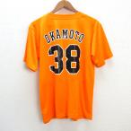 y#UNDER ARMOUR производства Yomiuri Giants /GIANTS форма для болельщиков / Okamoto 38 номер # оранжевый [ мужской F]MENS/25[ б/у ]