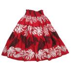s# хула для # ручная работа юбка пау свободный размер Hawaiian # красный /199[ б/у ]