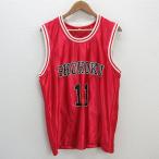 k# костюмированная игра # старт m Dunk /. север средняя школа . номер 11. река клен форма [XL] красный /MENS#15[ б/у ]