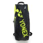 s# Yonex /YONEXbato Minton теннис чехол для ракетки BAG# чёрный желтый /53[ б/у ]