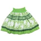 s# Гаваи производства #CC Fashions хула для общий рисунок юбка пау Hawaiian [M] зеленый /94[ б/у ]