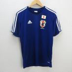 k# Adidas /adidas футбол Япония представитель 10 номер форма для болельщиков / товары [M] синий /MENS#3[ б/у ]