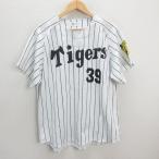 y# Hanshin Tigers /HANSHIN TIGERS тянуть over отвечающий . Uni Home # белый [ мужской F] бейсбол /51[ б/у ]